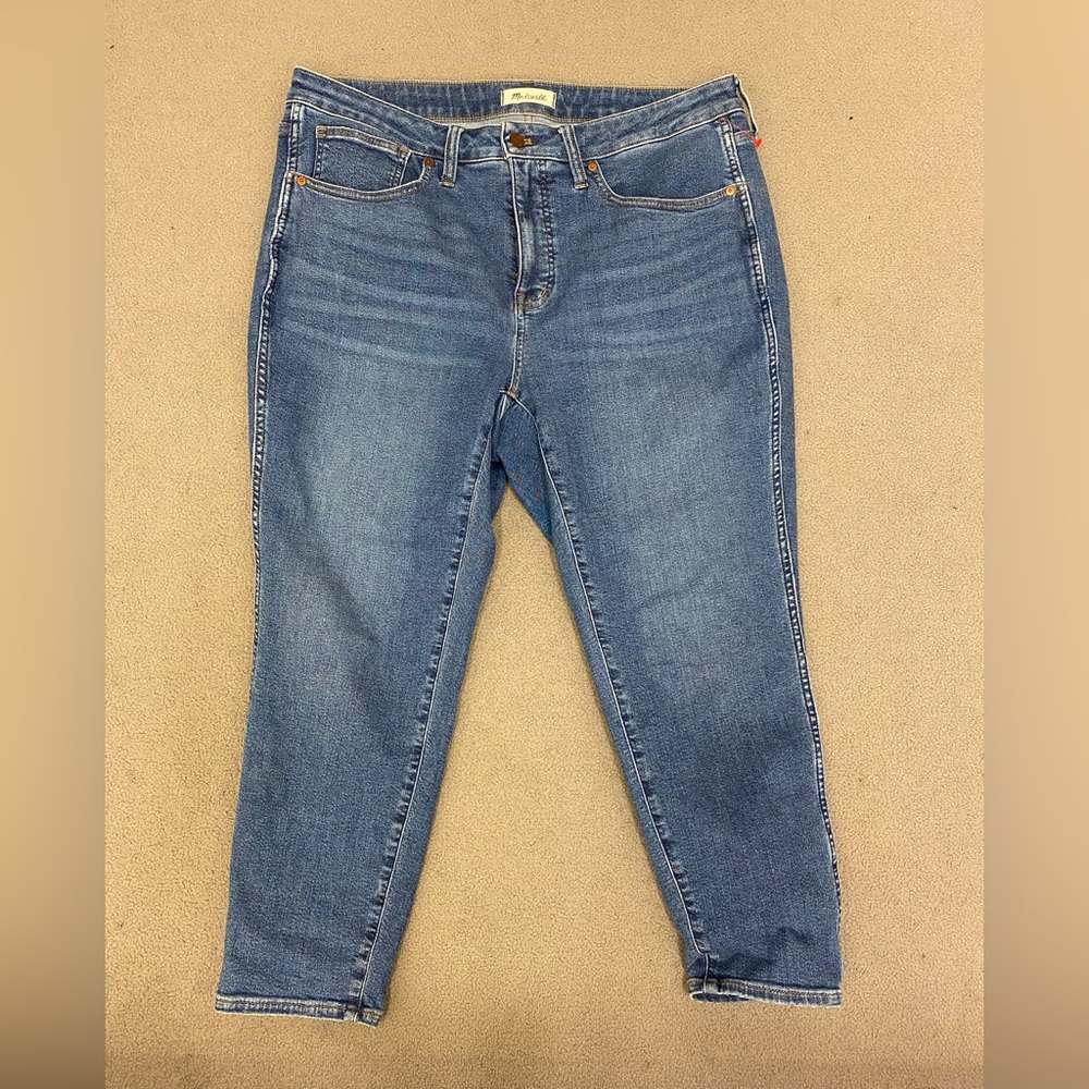 Madewell 10” High Rise Skinny Crop Jeans 16W